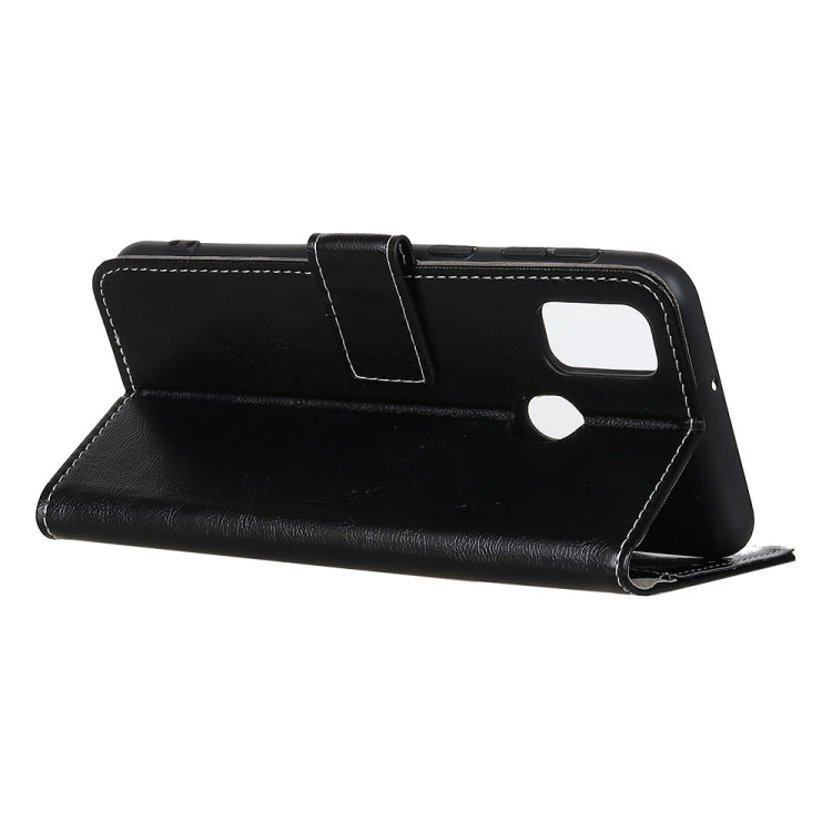 Retro Crazy Horse Texture Horizontal Flip Leather Case with Holder & Card Slots & Photo Frame & Wallet, For Galaxy A21s, For OPPO A52/A72/A92