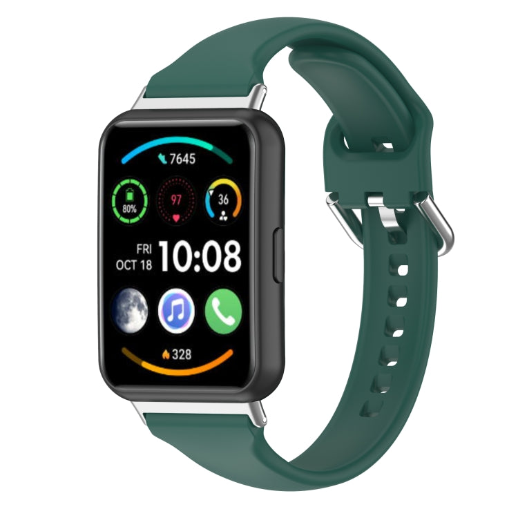 For Huawei Watch Fit 2 Small Waist Silicone Watch Band