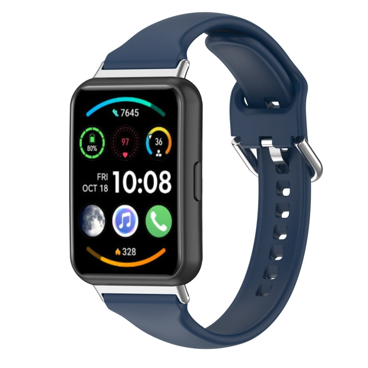 For Huawei Watch Fit 2 Small Waist Silicone Watch Band