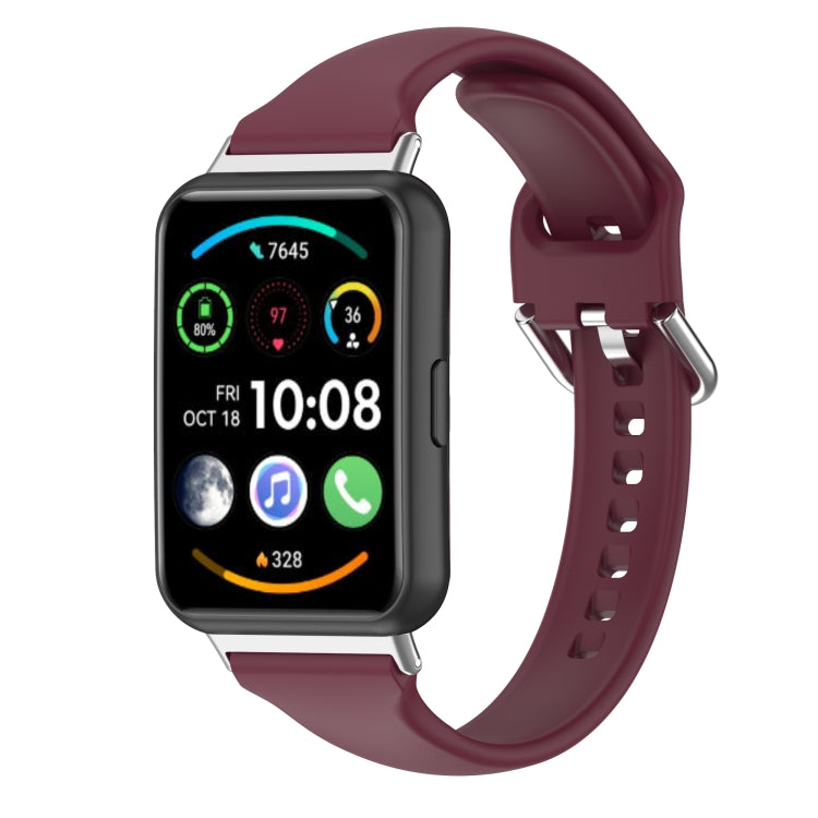 For Huawei Watch Fit 2 Small Waist Silicone Watch Band