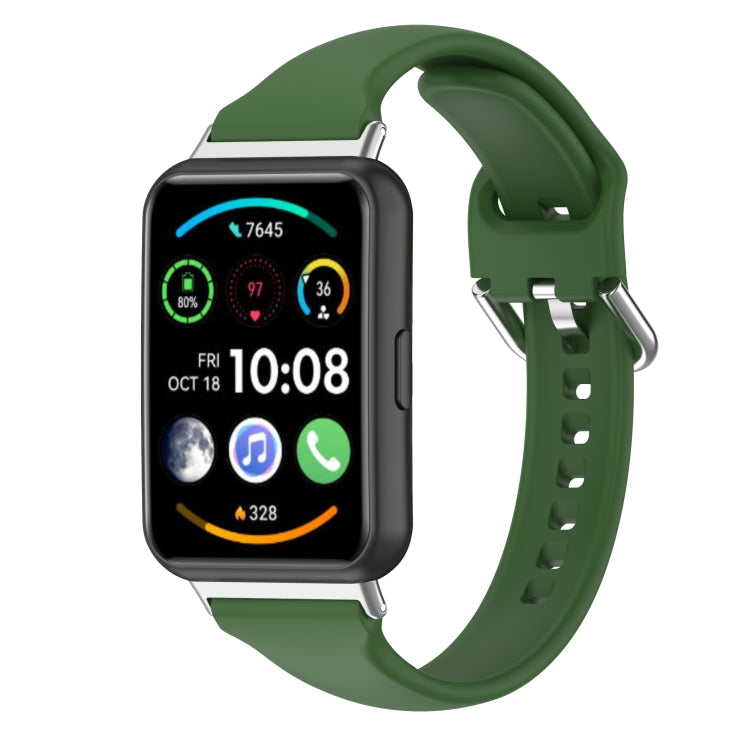 For Huawei Watch Fit 2 Small Waist Silicone Watch Band
