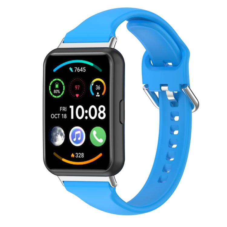 For Huawei Watch Fit 2 Small Waist Silicone Watch Band