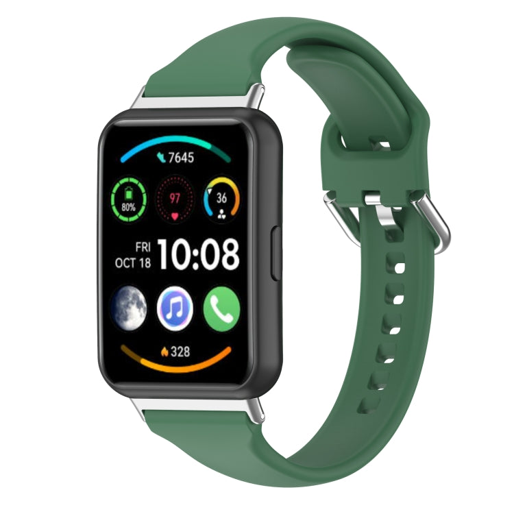 For Huawei Watch Fit 2 Small Waist Silicone Watch Band