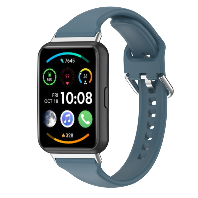 For Huawei Watch Fit 2 Small Waist Silicone Watch Band
