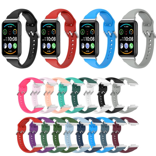 For Huawei Watch Fit 2 Small Waist Silicone Watch Band