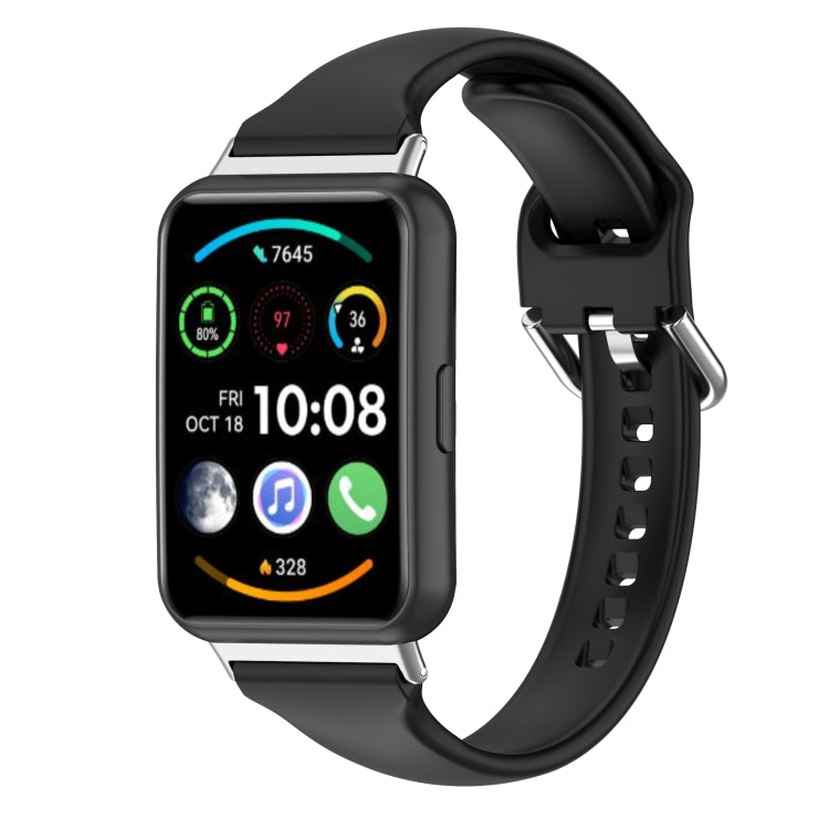For Huawei Watch Fit 2 Small Waist Silicone Watch Band