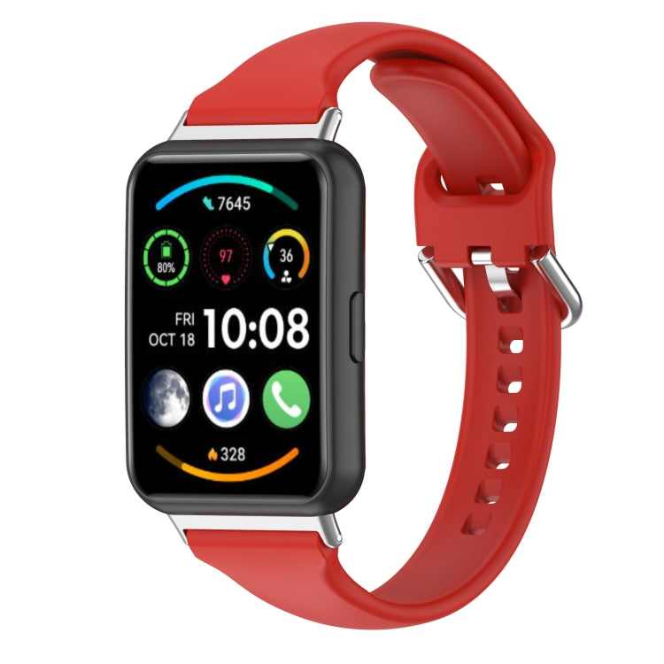 For Huawei Watch Fit 2 Small Waist Silicone Watch Band