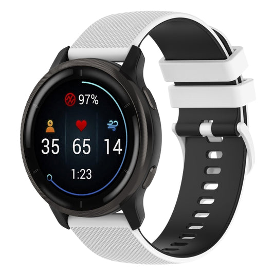 Small Plaid Texture Two-color Silicone Watch Band