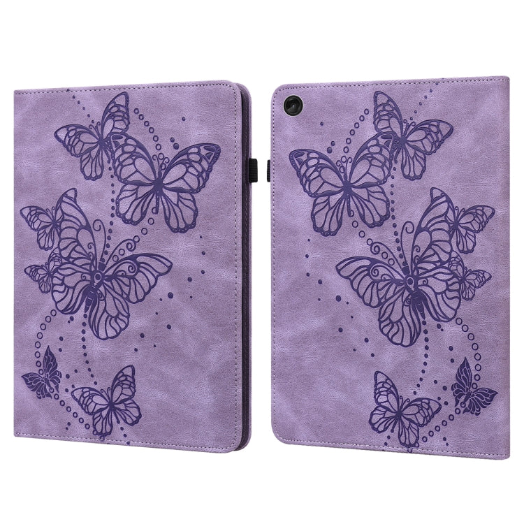 Embossed Butterfly Pattern Leather Tablet Case