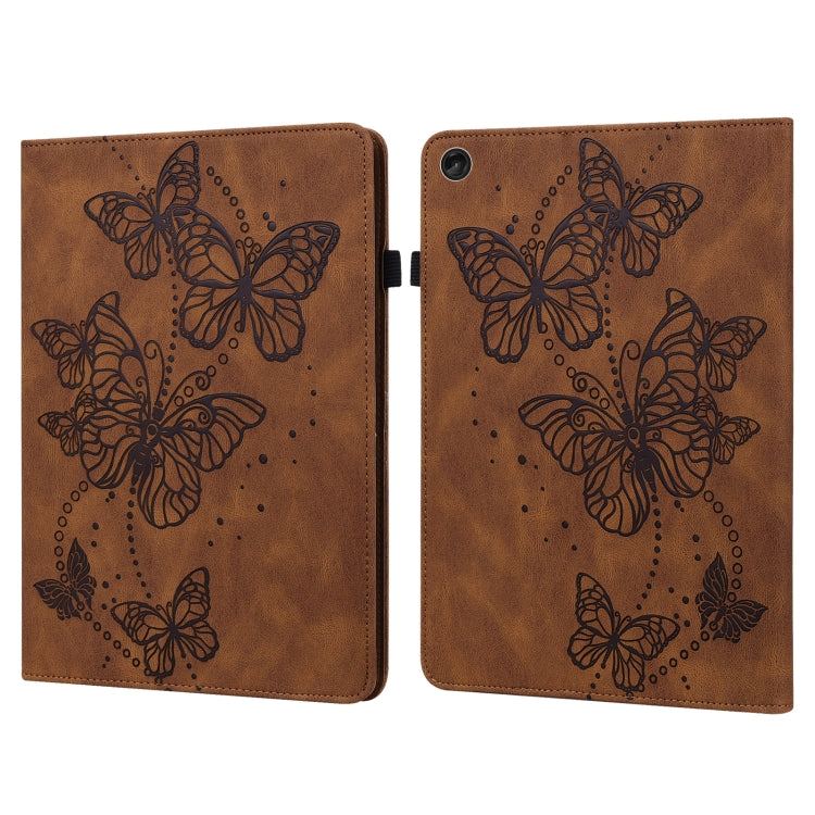 Embossed Butterfly Pattern Leather Tablet Case