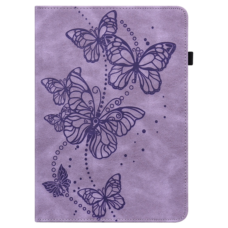 Embossed Butterfly Pattern Leather Tablet Case