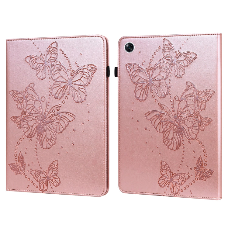 Embossed Butterfly Pattern Leather Tablet Case