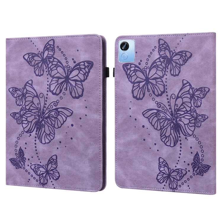 Embossed Butterfly Pattern Leather Tablet Case