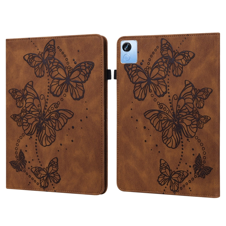 Embossed Butterfly Pattern Leather Tablet Case
