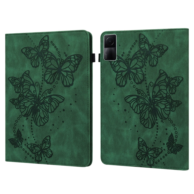 Embossed Butterfly Pattern Leather Tablet Case