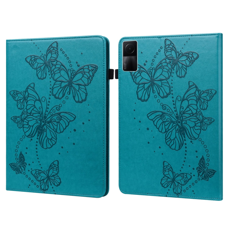 Embossed Butterfly Pattern Leather Tablet Case