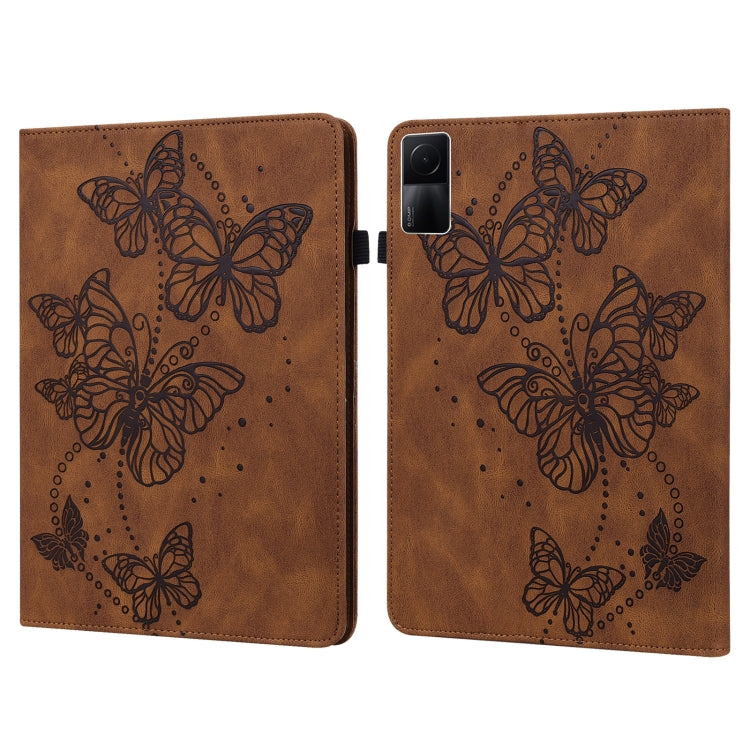 Embossed Butterfly Pattern Leather Tablet Case