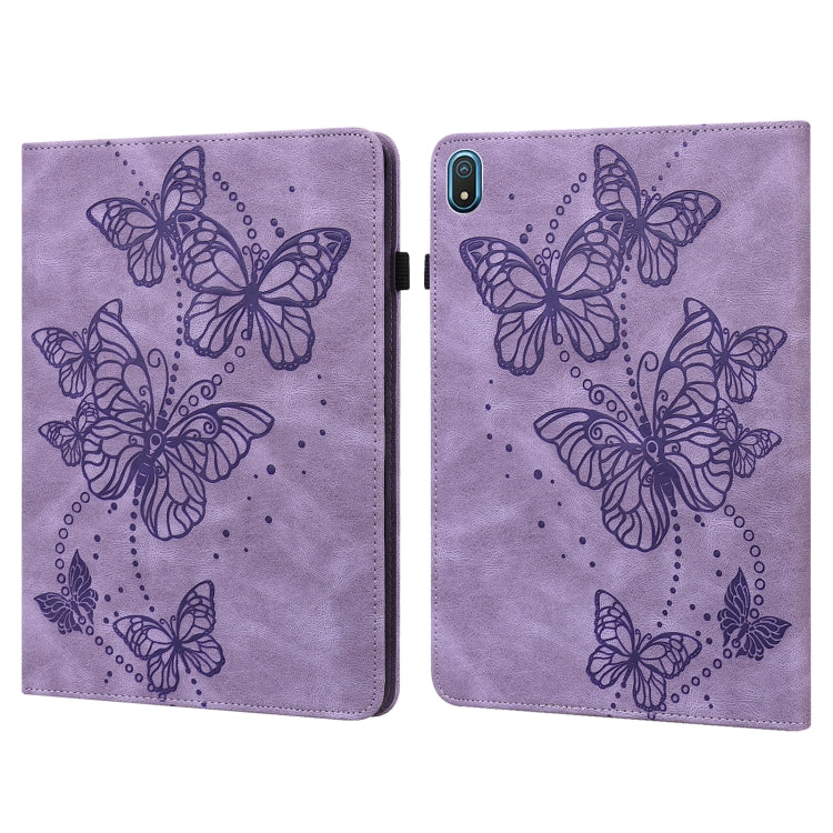 Embossed Butterfly Pattern Leather Tablet Case