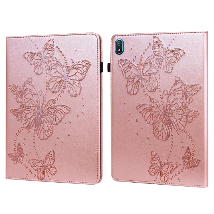 Embossed Butterfly Pattern Leather Tablet Case