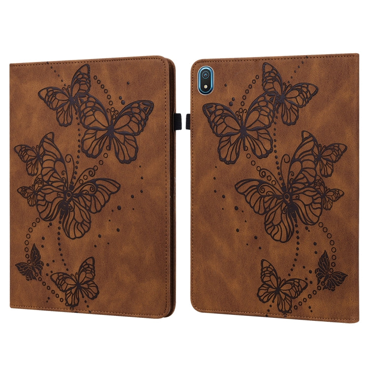 Embossed Butterfly Pattern Leather Tablet Case
