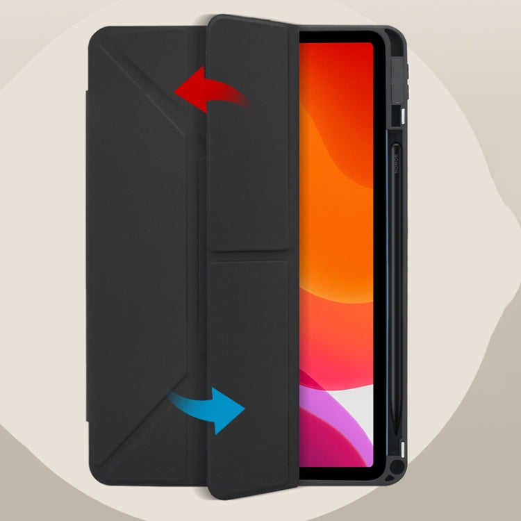 Acrylic 2 in 1 Y-fold Smart Leather Tablet Case