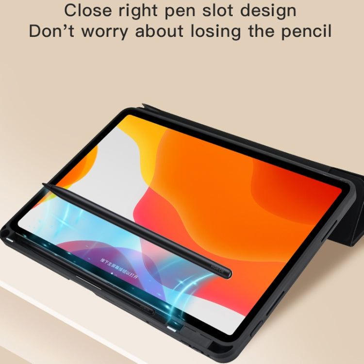 Acrylic 2 in 1 Y-fold Smart Leather Tablet Case