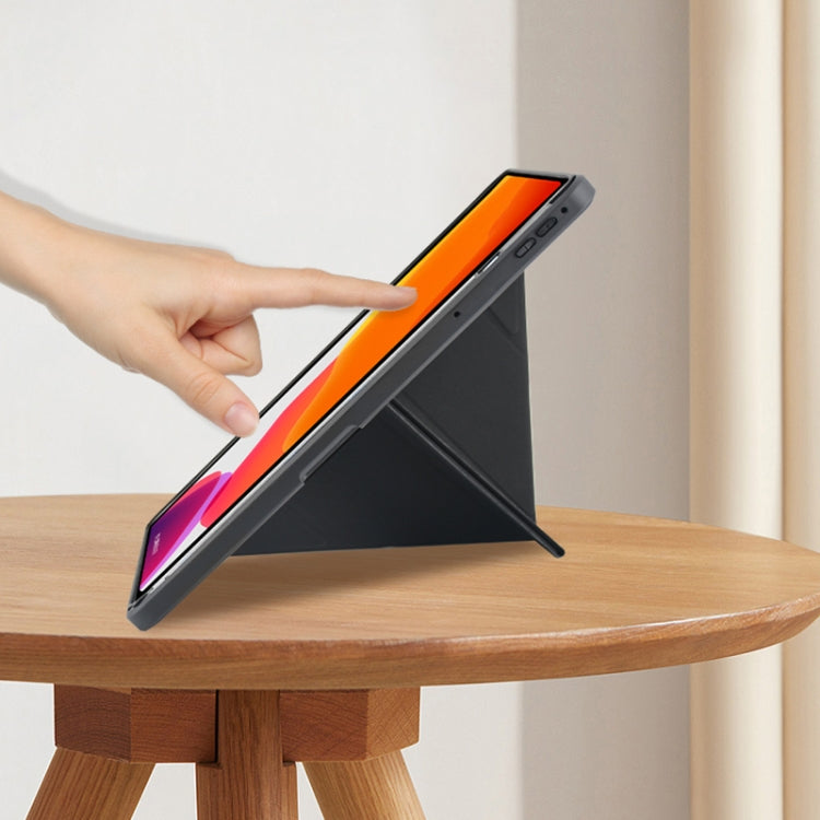 Acrylic 2 in 1 Y-fold Smart Leather Tablet Case