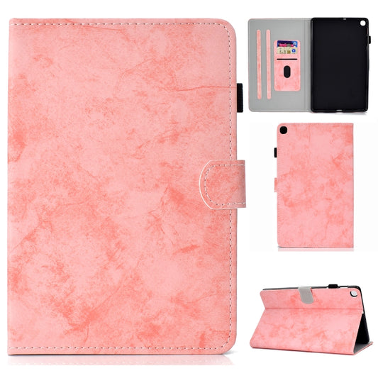 Sewing Thread Horizontal Solid Color Flat Leather Case with Sleep Function & Pen Cover & Anti Skid Strip & Card Slot & Holder