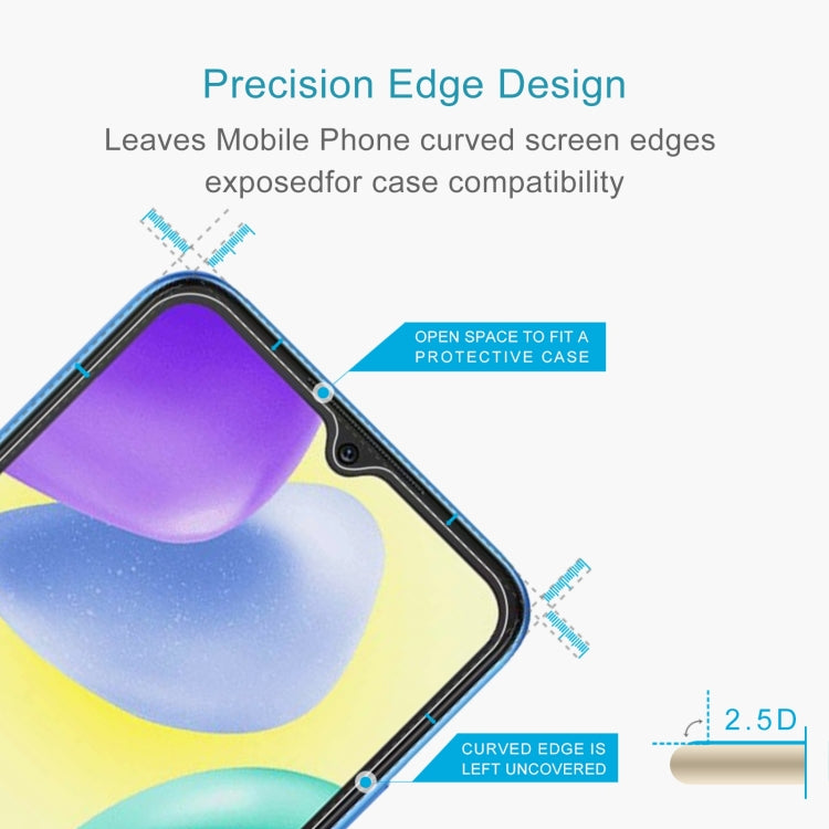 0.26mm 9H 2.5D Tempered Glass Film, For Xiaomi Redmi 11A (1 PC)