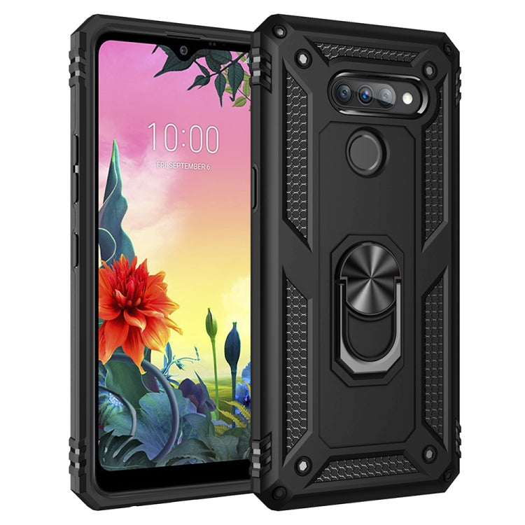 Shockproof TPU + PC Protective Case with 360 Degree Rotating Holder, For iPhone SE 2022 / SE 2020, For Galaxy A21, For Galaxy A11 EU, For LG K50S