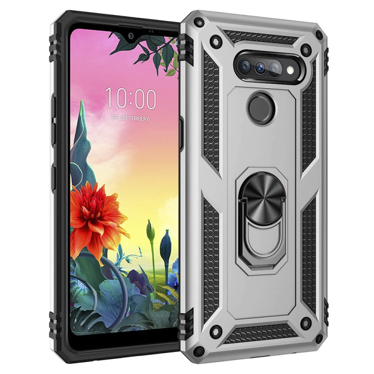 Shockproof TPU + PC Protective Case with 360 Degree Rotating Holder, For iPhone SE 2022 / SE 2020, For Galaxy A21, For Galaxy A11 EU, For LG K50S