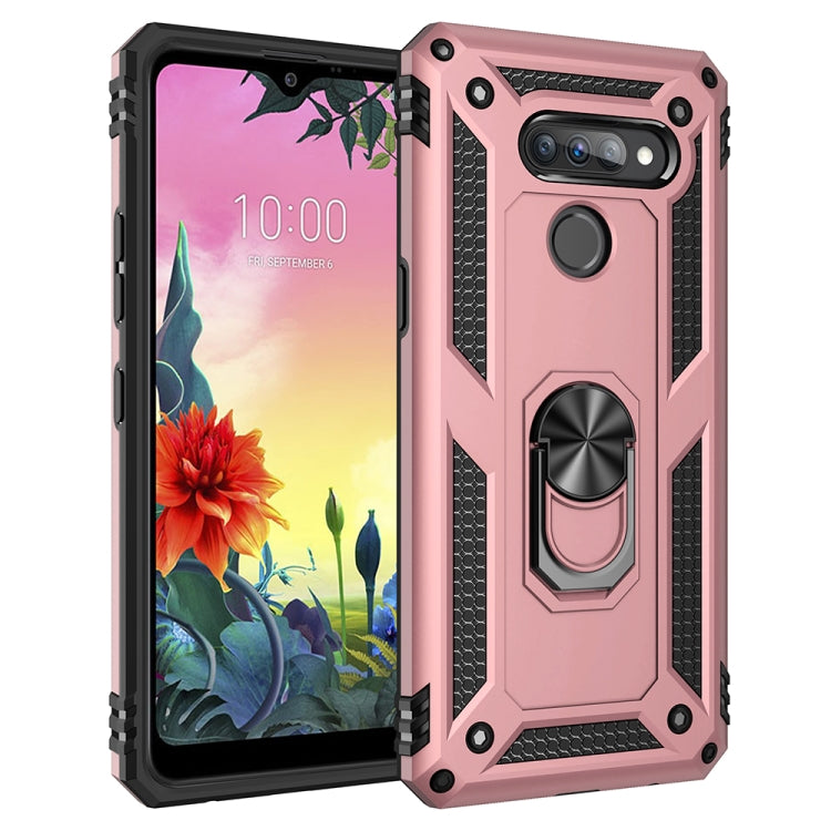 Shockproof TPU + PC Protective Case with 360 Degree Rotating Holder, For iPhone SE 2022 / SE 2020, For Galaxy A21, For Galaxy A11 EU, For LG K50S