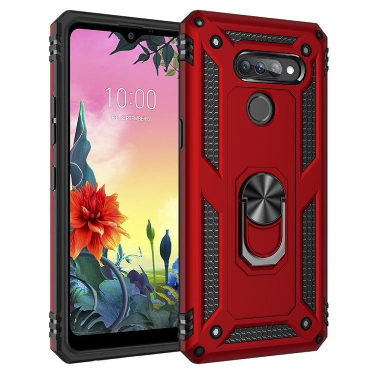 Shockproof TPU + PC Protective Case with 360 Degree Rotating Holder, For iPhone SE 2022 / SE 2020, For Galaxy A21, For Galaxy A11 EU, For LG K50S