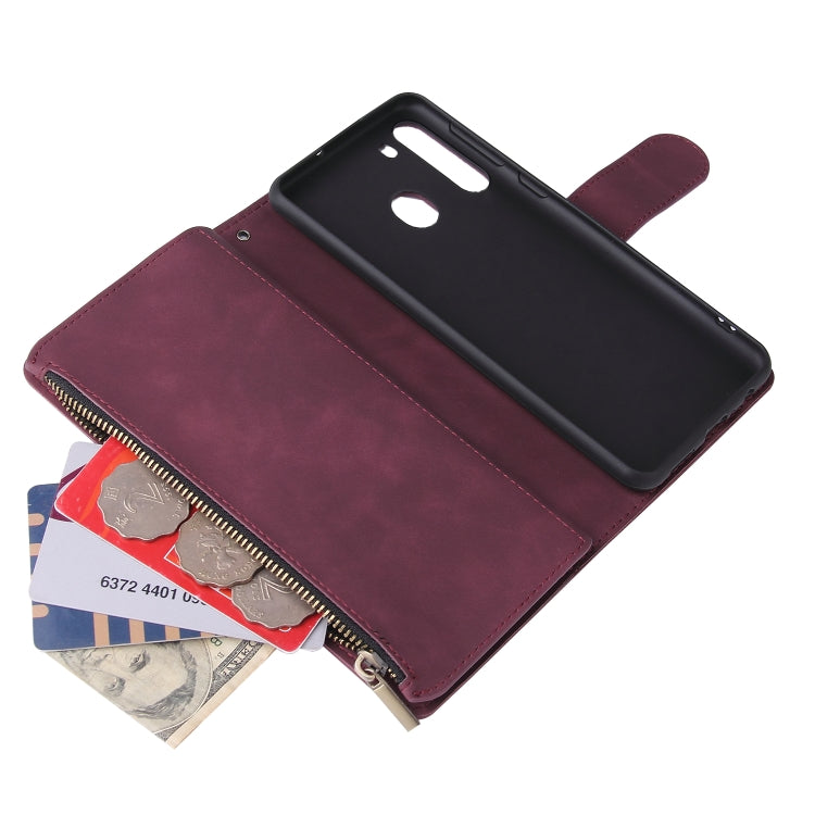Multifunctional Horizontal Flip Leather Case, with Card Slot & Holder & Zipper Wallet & Photo Frame, For Samsung Galaxy A21, For Samsung Galaxy A41, For Samsung Galaxy A70S, For Samsung Galaxy Note10 Lite, For OnePlus 8, For OnePlus 8 Pro, For Huawei P...