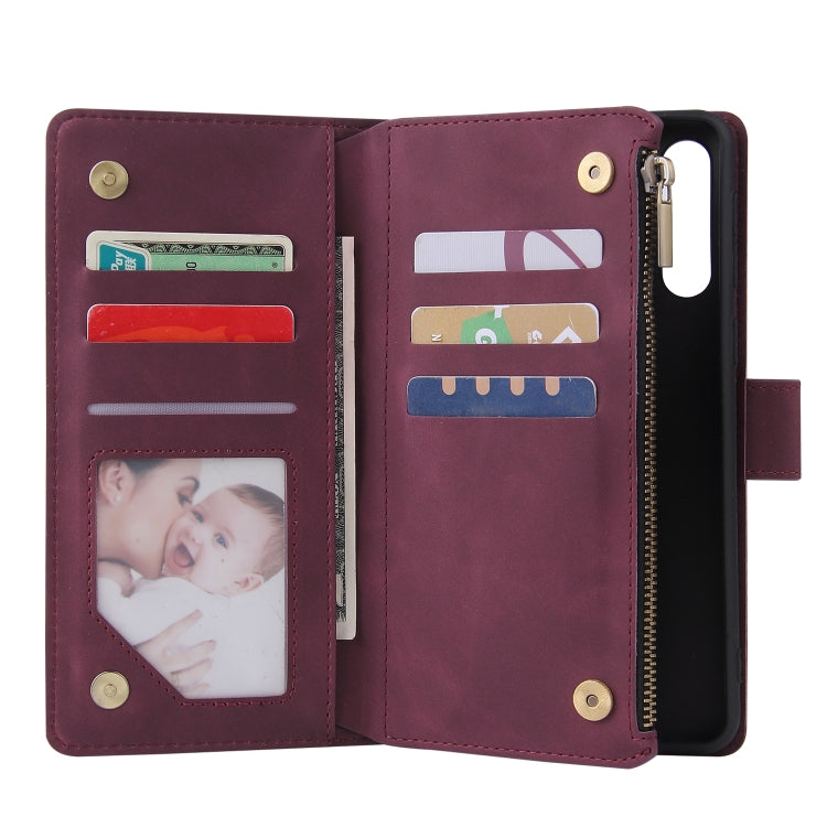 Multifunctional Horizontal Flip Leather Case, with Card Slot & Holder & Zipper Wallet & Photo Frame, For Samsung Galaxy A21, For Samsung Galaxy A41, For Samsung Galaxy A70S, For Samsung Galaxy Note10 Lite, For OnePlus 8, For OnePlus 8 Pro, For Huawei P...