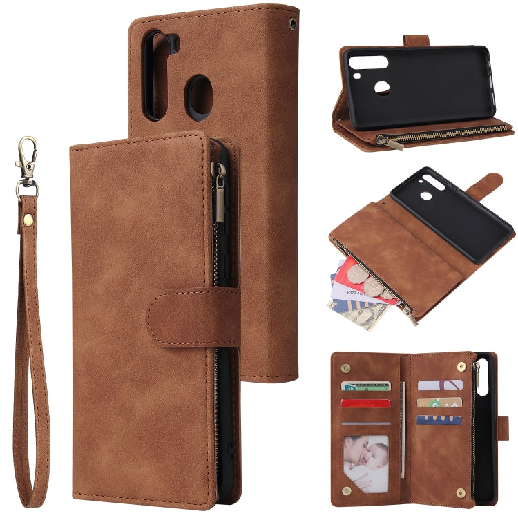 Multifunctional Horizontal Flip Leather Case, with Card Slot & Holder & Zipper Wallet & Photo Frame, For Samsung Galaxy A21, For Samsung Galaxy A41, For Samsung Galaxy A70S, For Samsung Galaxy Note10 Lite, For OnePlus 8, For OnePlus 8 Pro, For Huawei P...