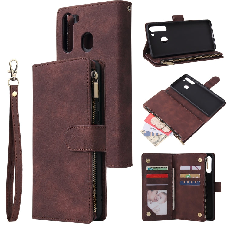 Multifunctional Horizontal Flip Leather Case, with Card Slot & Holder & Zipper Wallet & Photo Frame, For Samsung Galaxy A21, For Samsung Galaxy A41, For Samsung Galaxy A70S, For Samsung Galaxy Note10 Lite, For OnePlus 8, For OnePlus 8 Pro, For Huawei P...