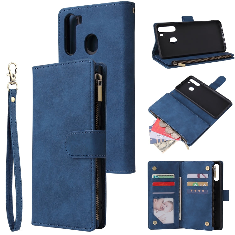 Multifunctional Horizontal Flip Leather Case, with Card Slot & Holder & Zipper Wallet & Photo Frame, For Samsung Galaxy A21, For Samsung Galaxy A41, For Samsung Galaxy A70S, For Samsung Galaxy Note10 Lite, For OnePlus 8, For OnePlus 8 Pro, For Huawei P...
