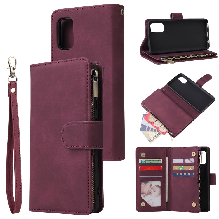 Multifunctional Horizontal Flip Leather Case, with Card Slot & Holder & Zipper Wallet & Photo Frame, For Samsung Galaxy A21, For Samsung Galaxy A41, For Samsung Galaxy A70S, For Samsung Galaxy Note10 Lite, For OnePlus 8, For OnePlus 8 Pro, For Huawei P...