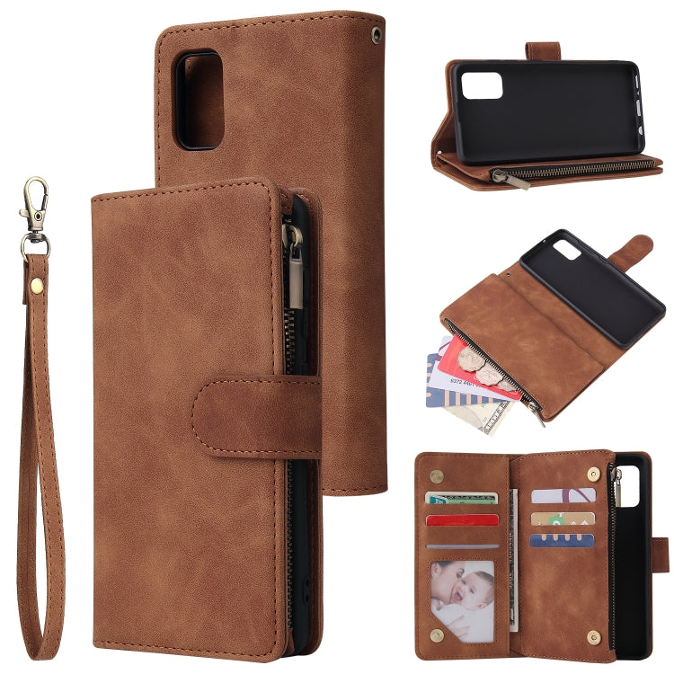 Multifunctional Horizontal Flip Leather Case, with Card Slot & Holder & Zipper Wallet & Photo Frame, For Samsung Galaxy A21, For Samsung Galaxy A41, For Samsung Galaxy A70S, For Samsung Galaxy Note10 Lite, For OnePlus 8, For OnePlus 8 Pro, For Huawei P...