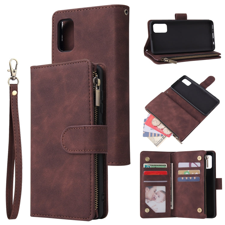Multifunctional Horizontal Flip Leather Case, with Card Slot & Holder & Zipper Wallet & Photo Frame, For Samsung Galaxy A21, For Samsung Galaxy A41, For Samsung Galaxy A70S, For Samsung Galaxy Note10 Lite, For OnePlus 8, For OnePlus 8 Pro, For Huawei P...