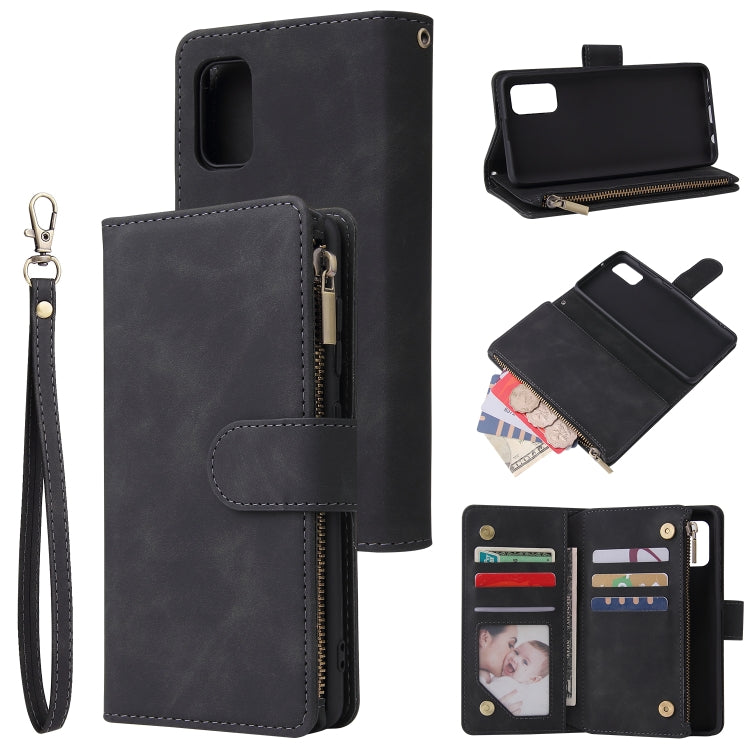 Multifunctional Horizontal Flip Leather Case, with Card Slot & Holder & Zipper Wallet & Photo Frame, For Samsung Galaxy A21, For Samsung Galaxy A41, For Samsung Galaxy A70S, For Samsung Galaxy Note10 Lite, For OnePlus 8, For OnePlus 8 Pro, For Huawei P...