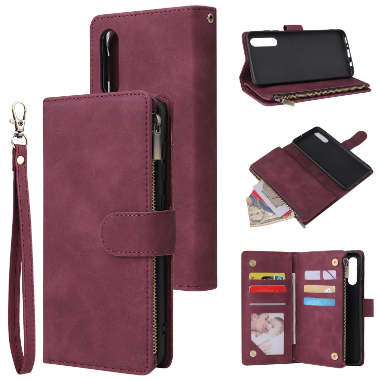 Multifunctional Horizontal Flip Leather Case, with Card Slot & Holder & Zipper Wallet & Photo Frame, For Samsung Galaxy A21, For Samsung Galaxy A41, For Samsung Galaxy A70S, For Samsung Galaxy Note10 Lite, For OnePlus 8, For OnePlus 8 Pro, For Huawei P...