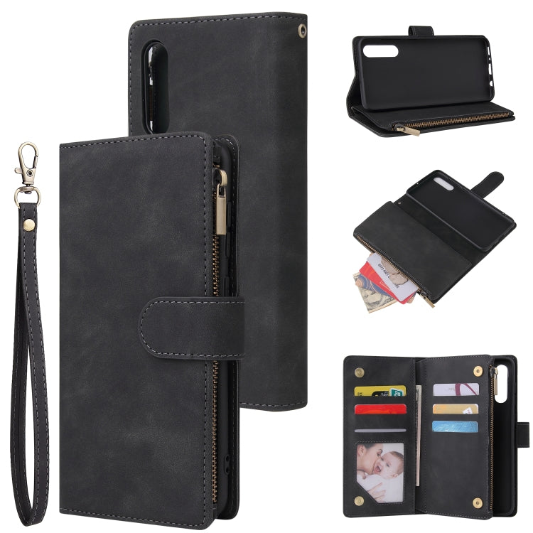 Multifunctional Horizontal Flip Leather Case, with Card Slot & Holder & Zipper Wallet & Photo Frame, For Samsung Galaxy A21, For Samsung Galaxy A41, For Samsung Galaxy A70S, For Samsung Galaxy Note10 Lite, For OnePlus 8, For OnePlus 8 Pro, For Huawei P...