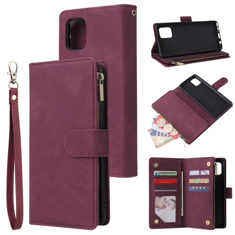 Multifunctional Horizontal Flip Leather Case, with Card Slot & Holder & Zipper Wallet & Photo Frame, For Samsung Galaxy A21, For Samsung Galaxy A41, For Samsung Galaxy A70S, For Samsung Galaxy Note10 Lite, For OnePlus 8, For OnePlus 8 Pro, For Huawei P...