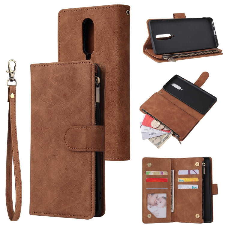 Multifunctional Horizontal Flip Leather Case, with Card Slot & Holder & Zipper Wallet & Photo Frame, For Samsung Galaxy A21, For Samsung Galaxy A41, For Samsung Galaxy A70S, For Samsung Galaxy Note10 Lite, For OnePlus 8, For OnePlus 8 Pro, For Huawei P...
