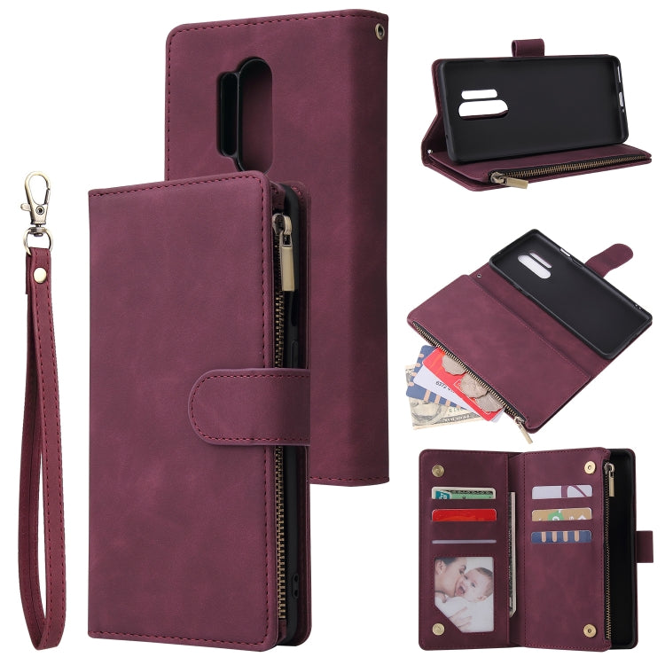 Multifunctional Horizontal Flip Leather Case, with Card Slot & Holder & Zipper Wallet & Photo Frame, For Samsung Galaxy A21, For Samsung Galaxy A41, For Samsung Galaxy A70S, For Samsung Galaxy Note10 Lite, For OnePlus 8, For OnePlus 8 Pro, For Huawei P...