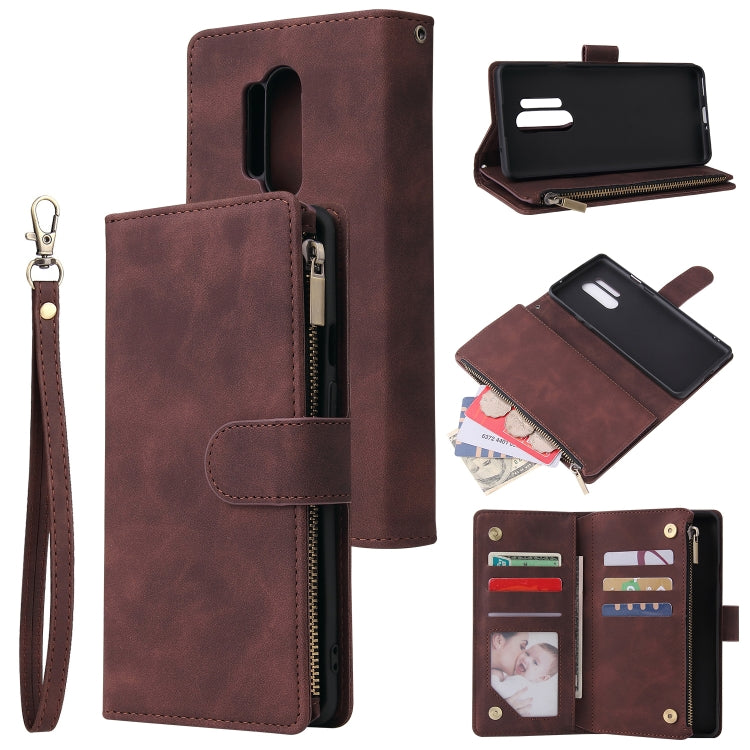 Multifunctional Horizontal Flip Leather Case, with Card Slot & Holder & Zipper Wallet & Photo Frame, For Samsung Galaxy A21, For Samsung Galaxy A41, For Samsung Galaxy A70S, For Samsung Galaxy Note10 Lite, For OnePlus 8, For OnePlus 8 Pro, For Huawei P...