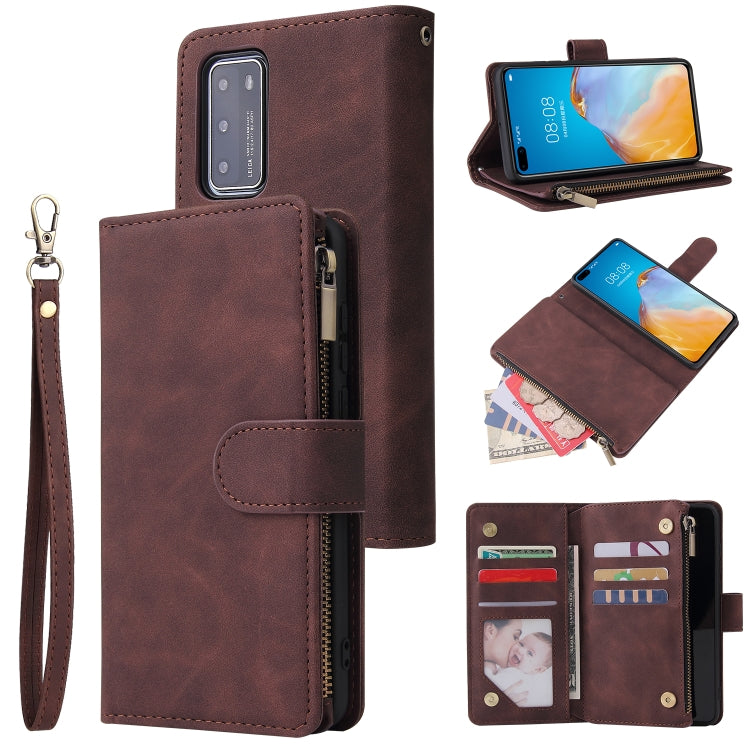 Multifunctional Horizontal Flip Leather Case, with Card Slot & Holder & Zipper Wallet & Photo Frame, For Samsung Galaxy A21, For Samsung Galaxy A41, For Samsung Galaxy A70S, For Samsung Galaxy Note10 Lite, For OnePlus 8, For OnePlus 8 Pro, For Huawei P...