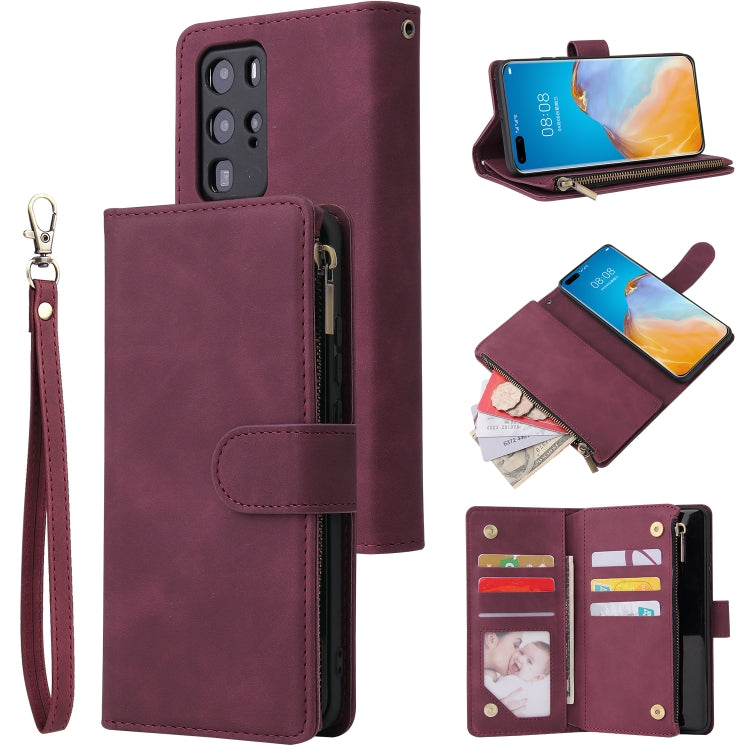 Multifunctional Horizontal Flip Leather Case, with Card Slot & Holder & Zipper Wallet & Photo Frame, For Samsung Galaxy A21, For Samsung Galaxy A41, For Samsung Galaxy A70S, For Samsung Galaxy Note10 Lite, For OnePlus 8, For OnePlus 8 Pro, For Huawei P...